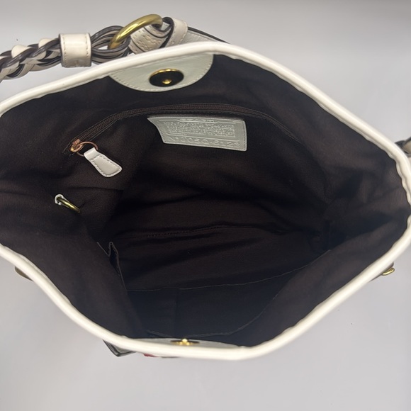 Sale! Limited Edition 6123 Coach Poppy Floral Signature Jacquard Shoulder Bag - Picture 10 of 14